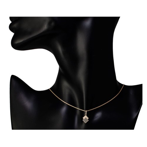 Złota zawieszka Romb próba 585.