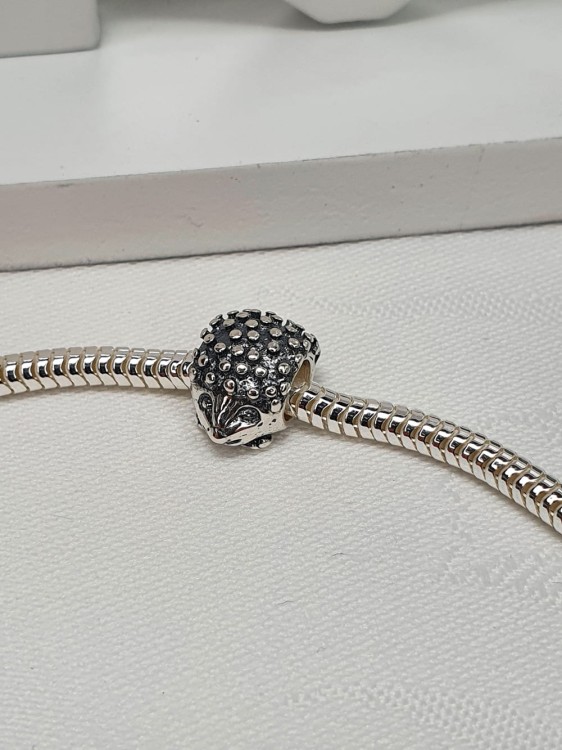Charms jeżyk oksydowany srebro próba 925