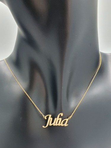 Pozłacany Naszyjnik Imię Julia Pr.925