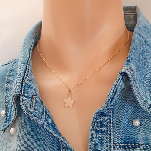 Złota Zawieszka Gwiazdka Próba 333