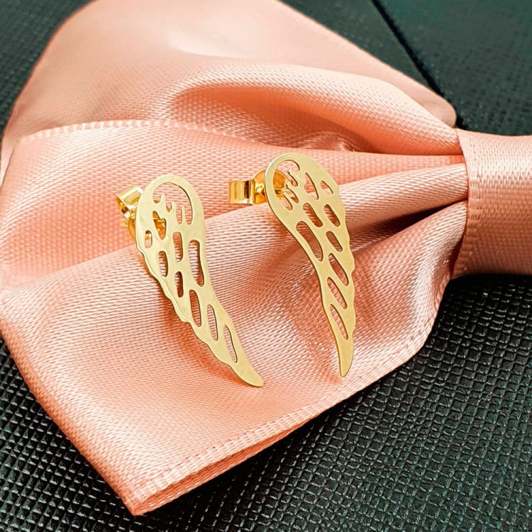 Złote Kolczyki Skrzydła Pr.333