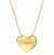 Złoty Naszyjnik Celebrytka Serduszko Próba 585 Przód