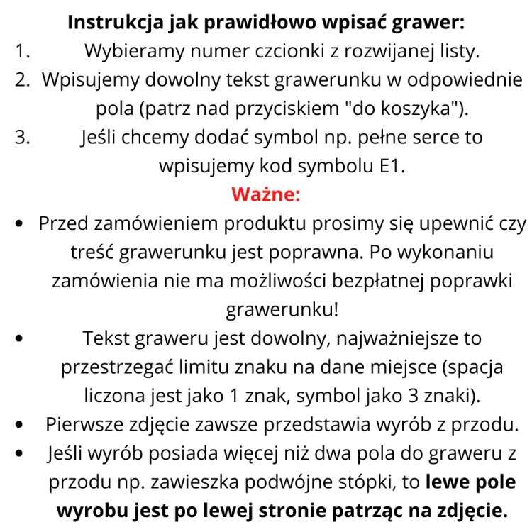 Instrukcja do grawerunku