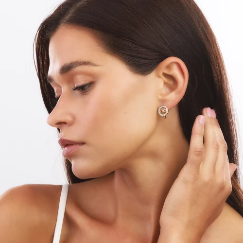 Kolczyki Pozłacane Yara Nieskończoność