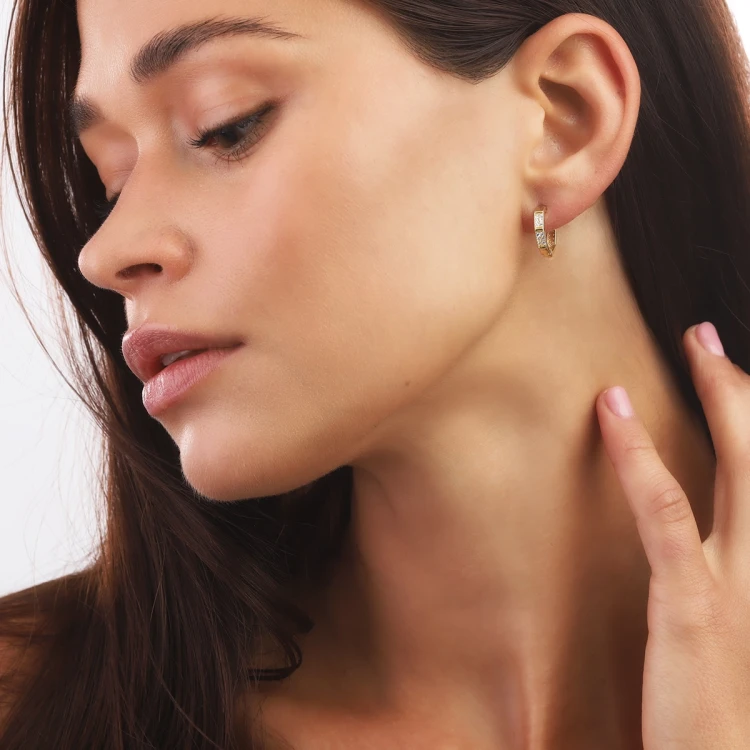 Pozłacane Kolczyki Clara