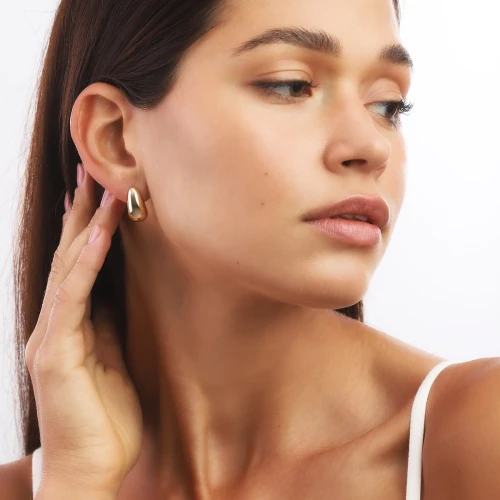 Pozłacane Kolczyki Mini Tears