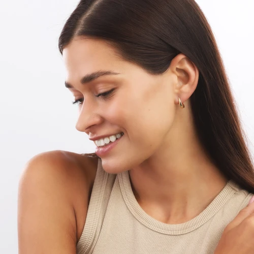 Pozłacane Kolczyki Luna