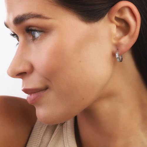 Srebrne Kolczyki Clara