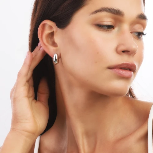 Srebrne Kolczyki Mini Tears