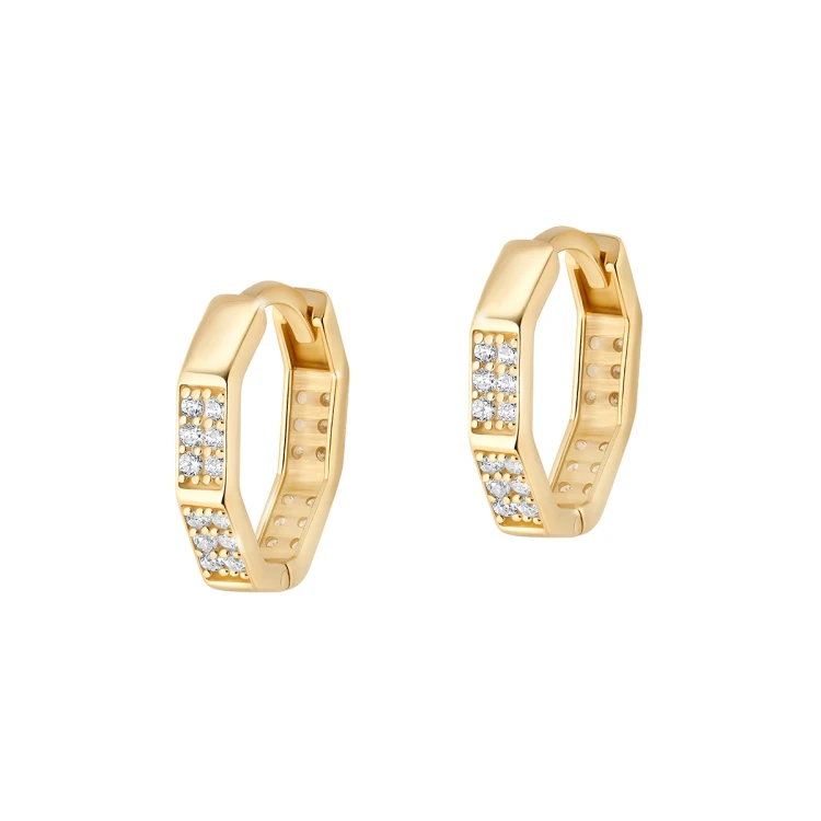 Pozłacane Kolczyki Clara