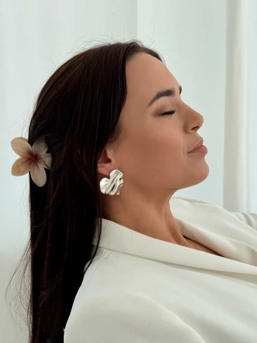 Srebrne Kolczyki Duże Serce Lara Próba 925