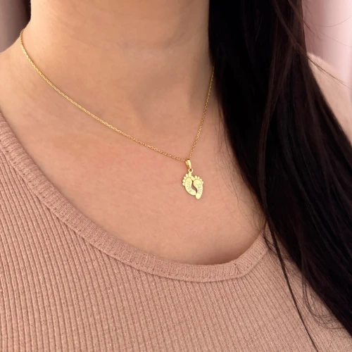 pozlacany-naszyjnik-dwie-stopki-proba-925