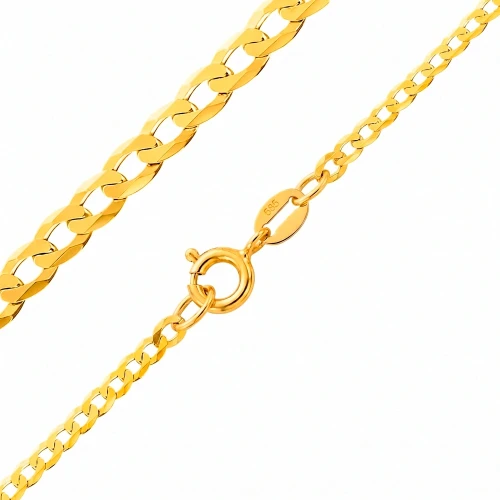 Złoty Łańcuszek Pancerka Próba 585